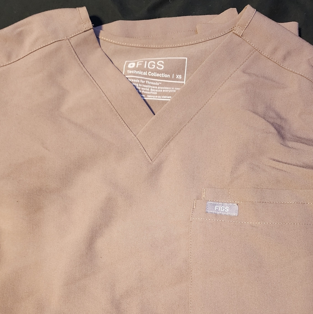 Figs Men's XS Smokey Taupe Set